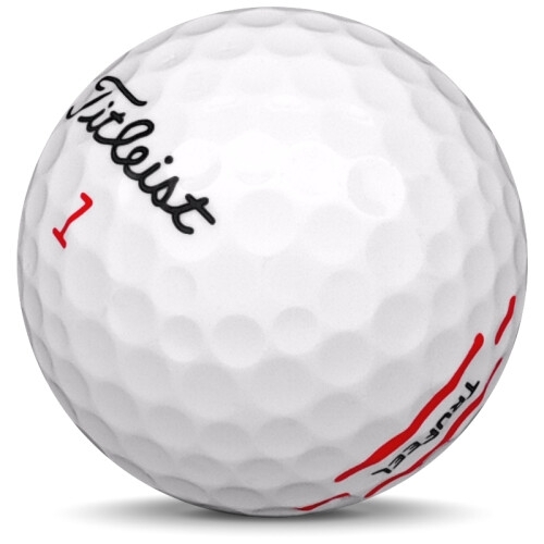 Titleist TruFeel Matt Rot Lakeballs / Golfbälle