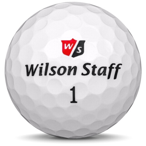 Golfboll av modellen Wilson Staff Mix i vit färg