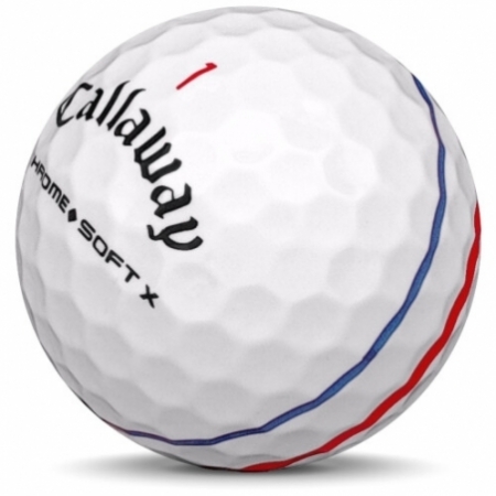 Golfboll av modellen Chrome Soft X Allign