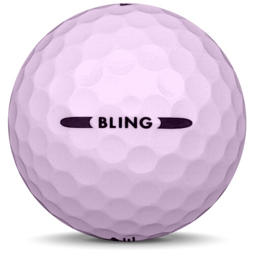 Golfboll av modellen Pinnacle Bling i rosa färg från sidan