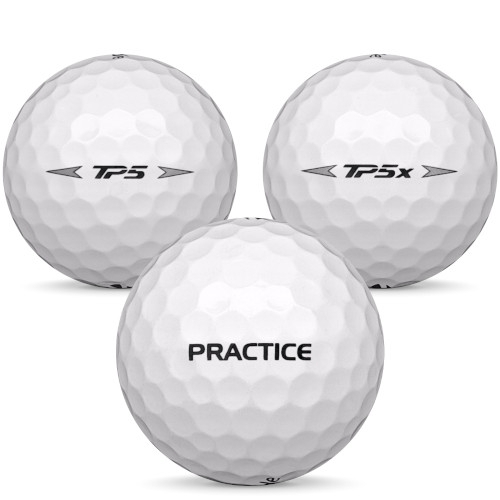 Golfboll av modellen TaylorMade Tour Practice i vit färg