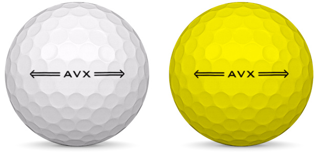 Titleist AVX Golfbälle in verschiedenen Farben