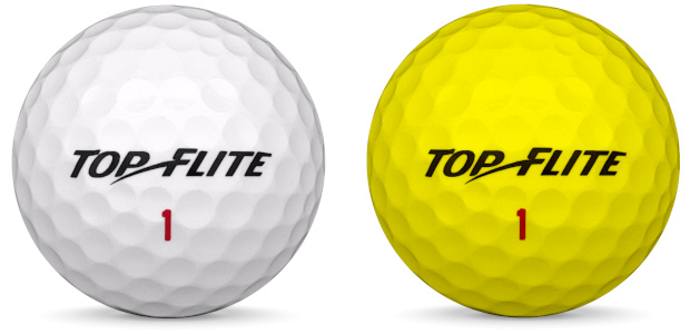 Top-Flite Mix Golfbälle in verschiedenen Farben