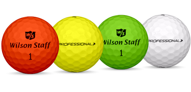 Wilson Staff Professional Golfbälle in verschiedenen Farben